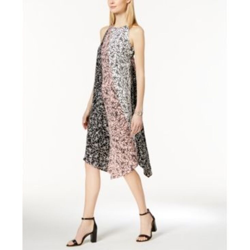 Alfani Asymmetrical Hem Swing Dress